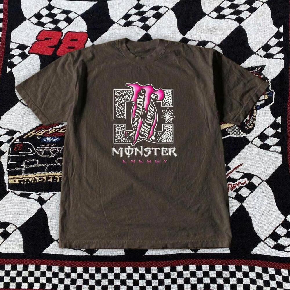 Brown Monster Energy Tee